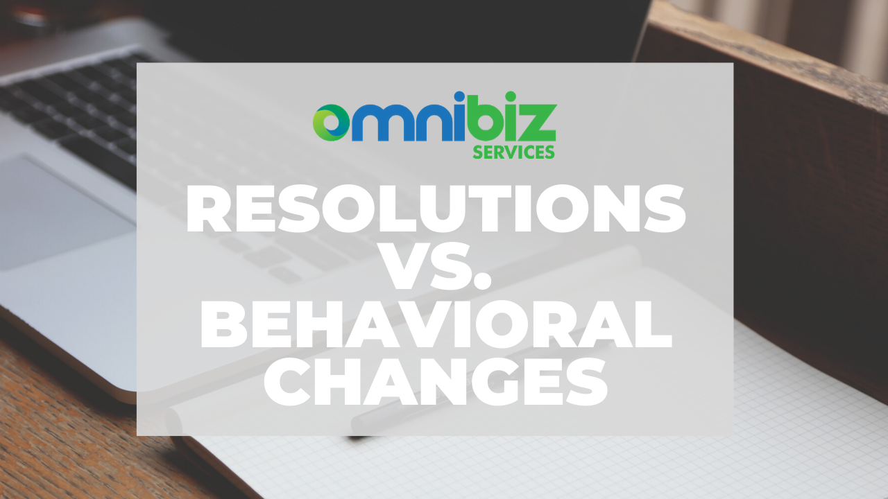 Resolutions vs. Behavioral Changes